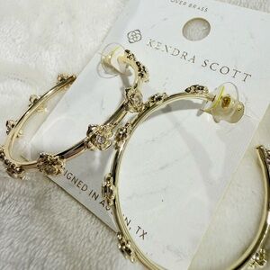 Kendra Scott 14k Over Brass Hoop Earrings